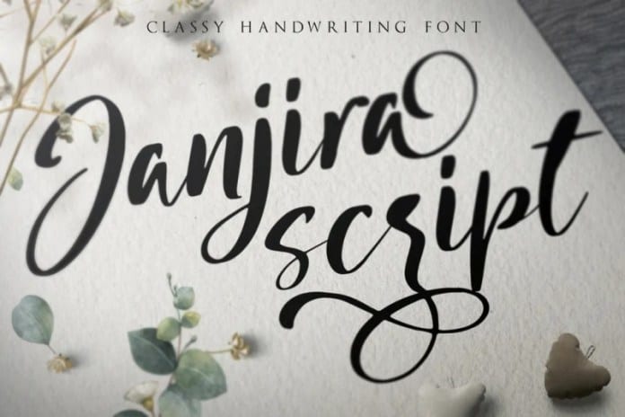Janjira Script - Classy Handwriting Font