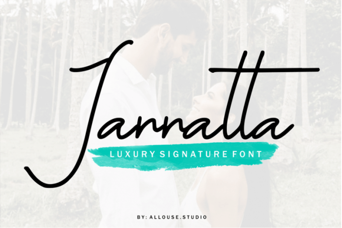 Jannatta Luxury Signature Font