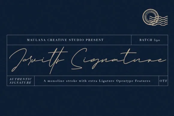 Jarvitts Signature Font