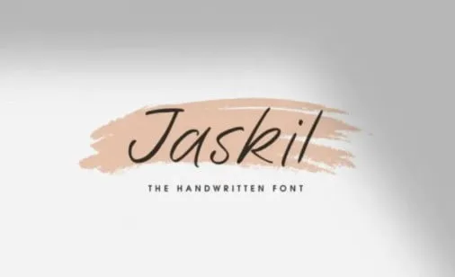 Jaskil - The Handwritten Font
