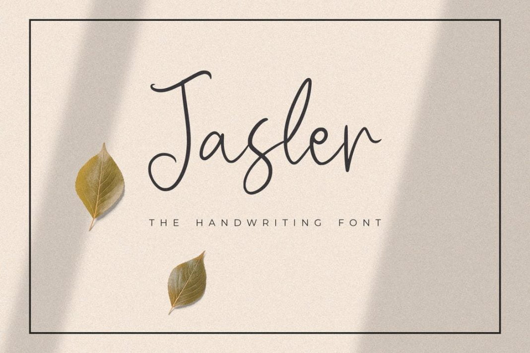 Jasler - The Handwriting Font