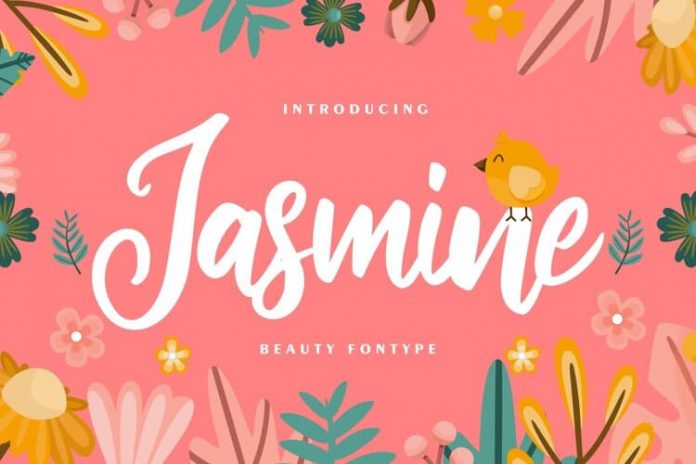 Jasmine Beauty Fontype