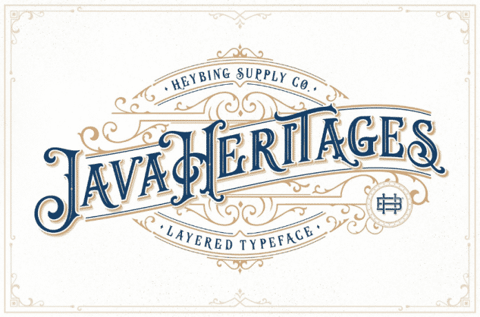 Java Heritages + Extras Font
