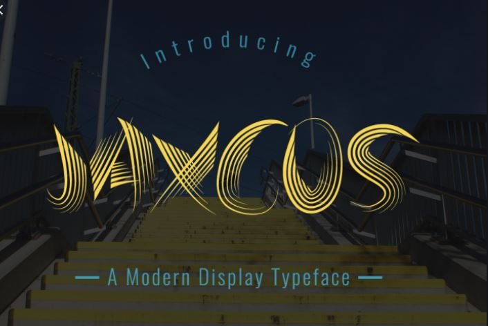 Jaxcos Font