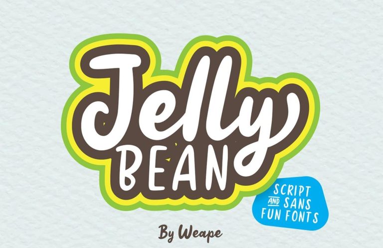 Jellly Bean Script & Sans Fun Font Free Download