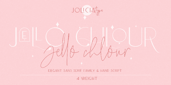 Jello Chlour Font Family