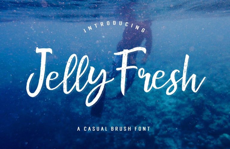 Jelly Fresh Brush Script Font Free Download