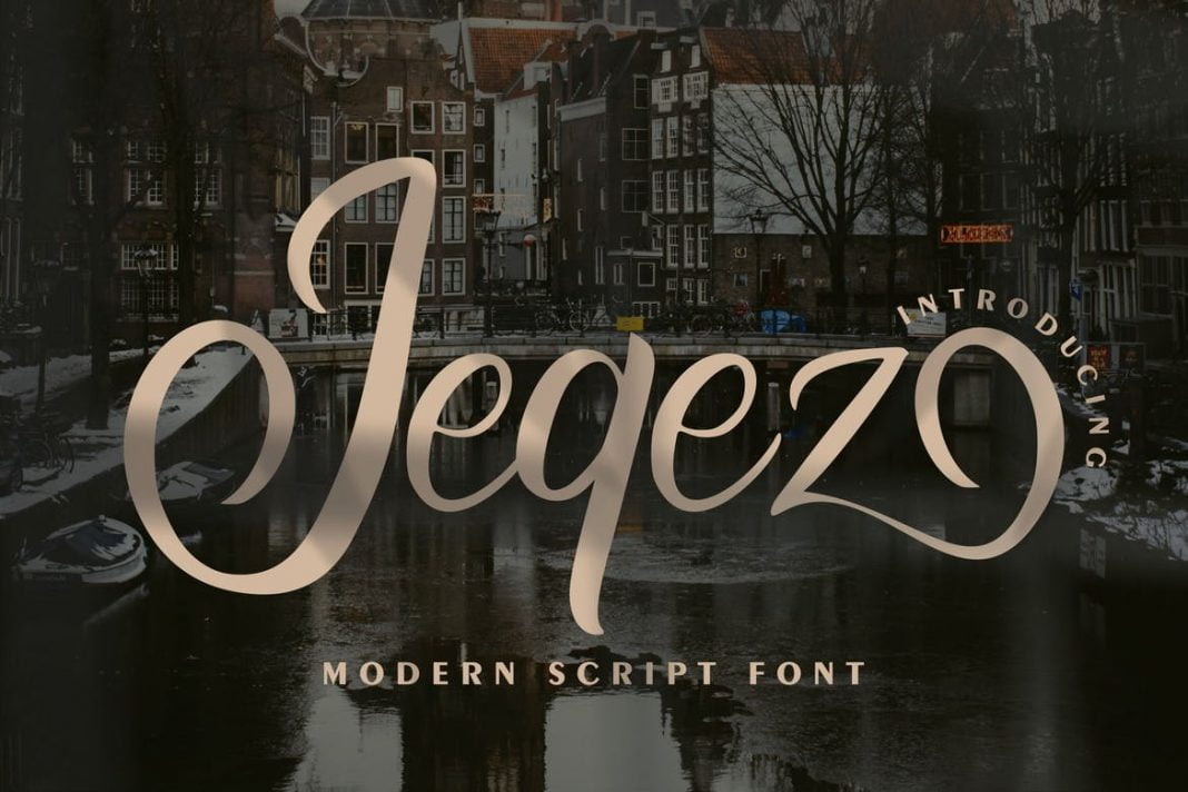 Jeqez Modern Script Font