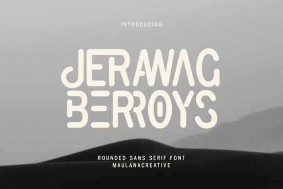 Jerawag Berroys Font