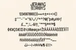 Jerawag Berroys Font