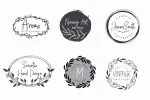 Jherry Jill | Font Duo + 6 Logos