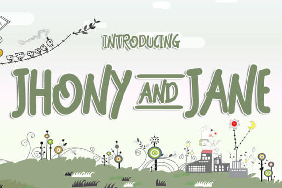Jhony and Jane Font