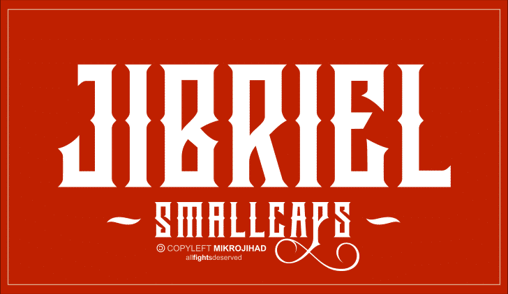 Jibriel Small Caps Font