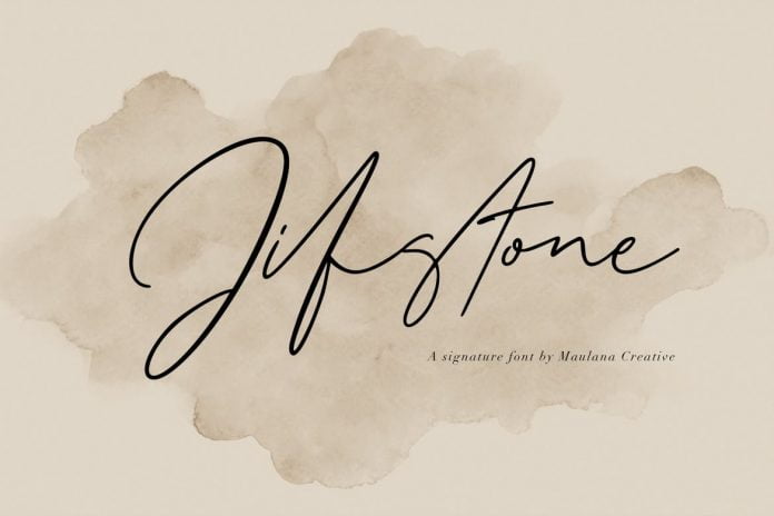 Jifstone Signature Handmade Font