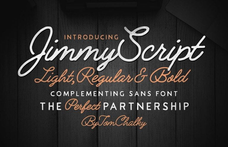 Jimmy Font Duo Font Free Download