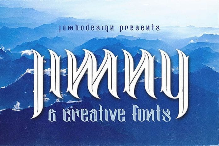 Jimny Creative Style Font