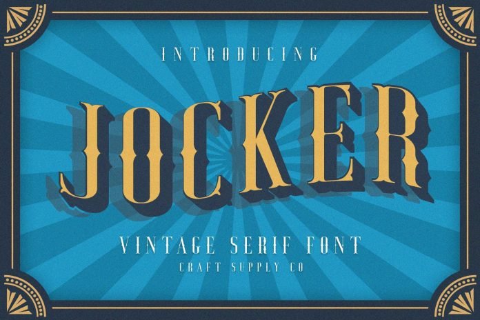 Jocker - Vintage Serif Font Family