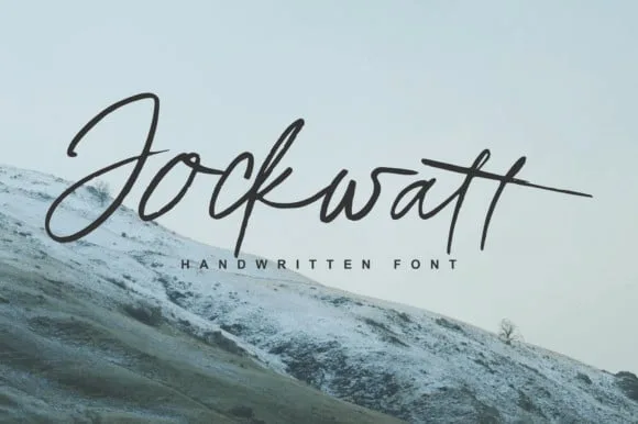 Jockwatt Handwritten Font