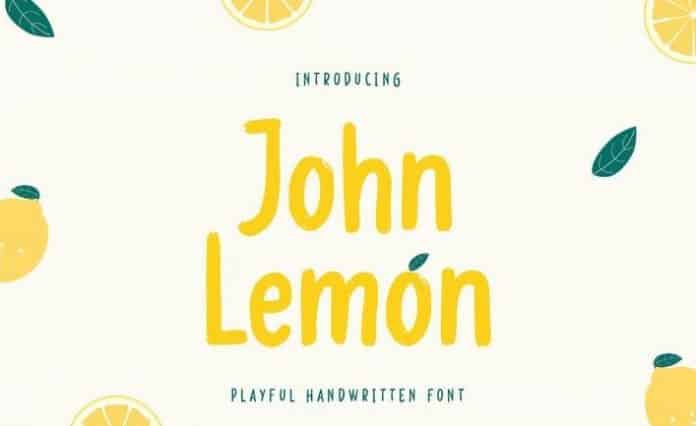 John Lemon - Playful Handwritten Font