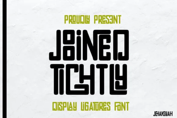 Joined Tightly Font