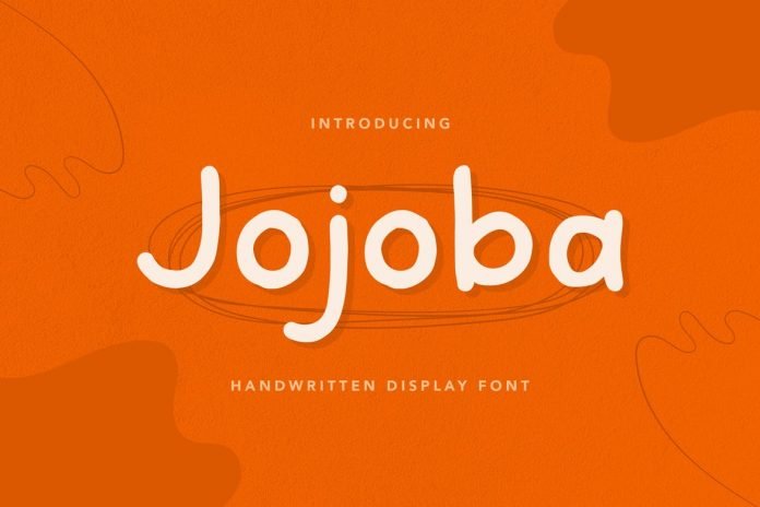 Jojoba - Handwritten Display Font