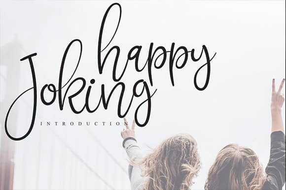 Joking Happy Font