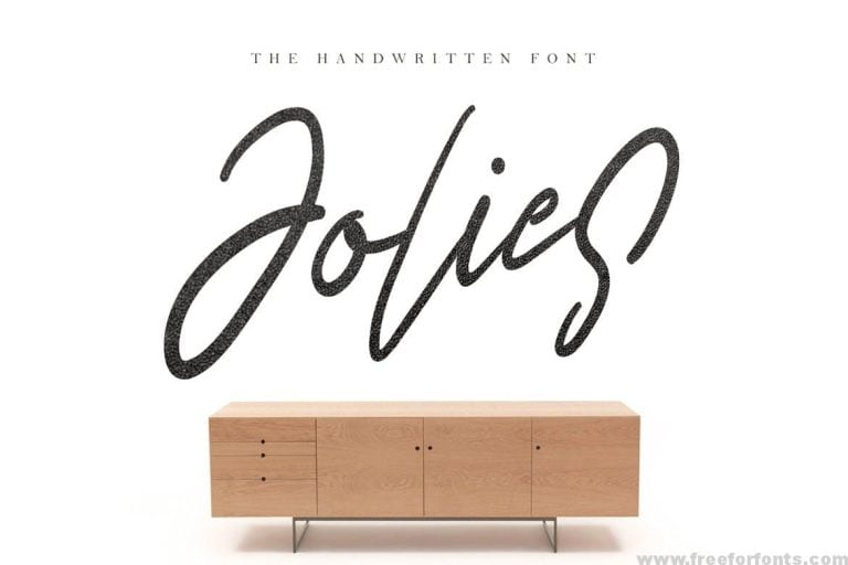 Jolies Typeface Font Free Download