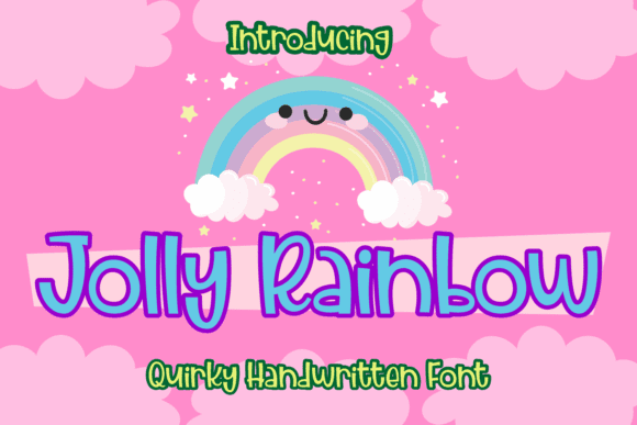 Jolly Rainbow Font