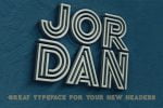 Jordan Display Font