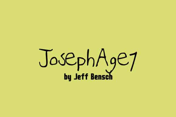 Joseph Age 7 Font