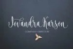 Josephira Fancy Script Font