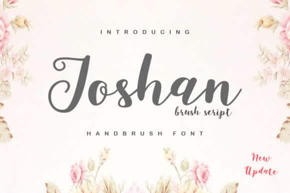 Joshan Brush Font