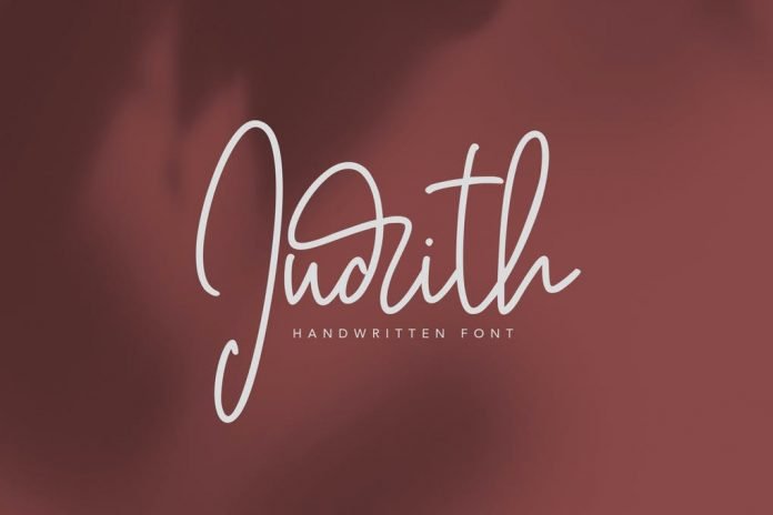 Judith Handwritten Script Font