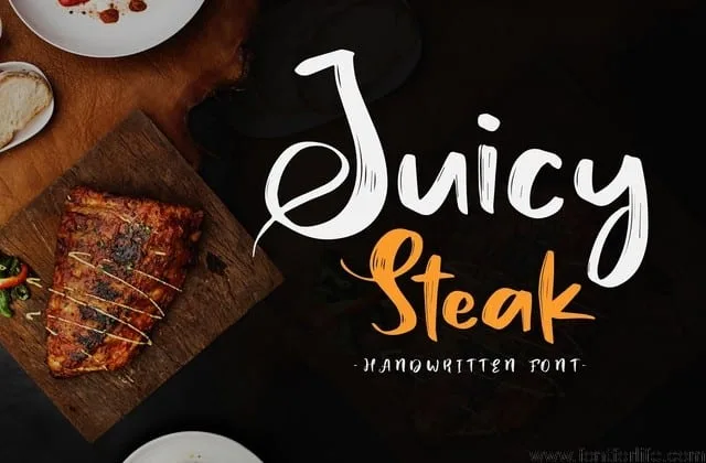 Juicy Steak Font