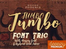 Jumbo Font Trio