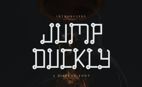 Jump Duckly - Display Font