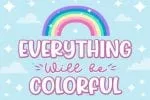 Jumping Unicorn Font