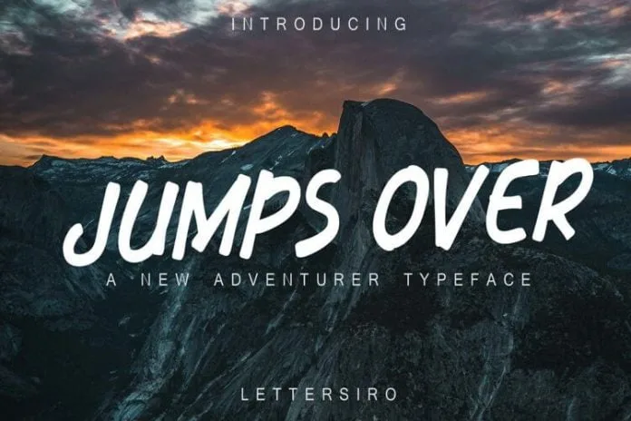 Jumps Over Font