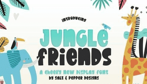 Jungle Friends Font