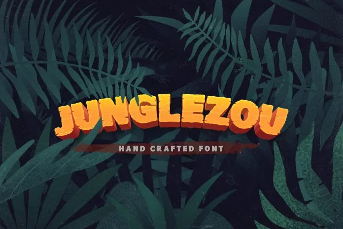 Junglezou Typeface Font