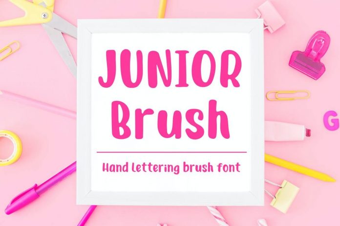 Junior Brush - Handwritten BrushFont