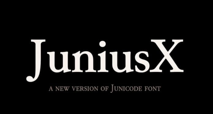 Junius X family Font