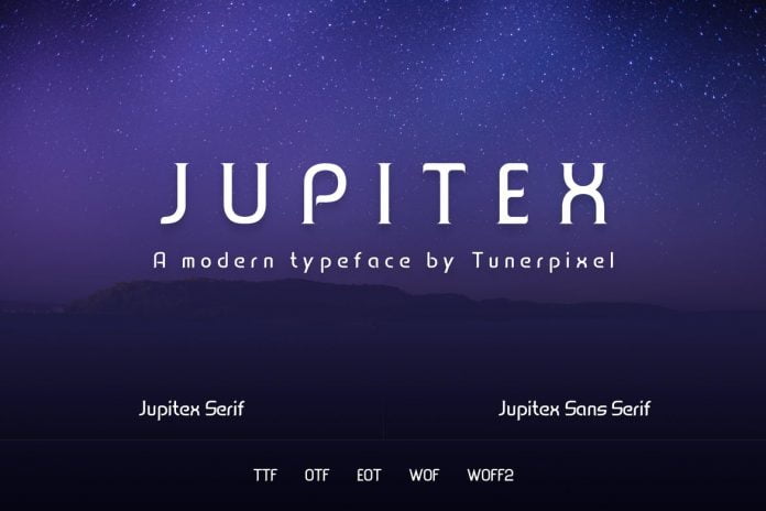 Jupitex - A Modern Font