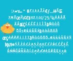 Just Hatched Font