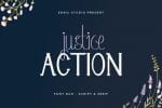 Justice Action Font