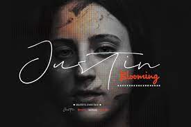 Justin Blooming Family 4 Styles Font