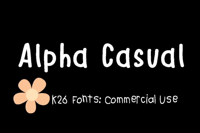 K26 Alpha Casual Font