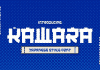 KAWARA - Japanese Style Font