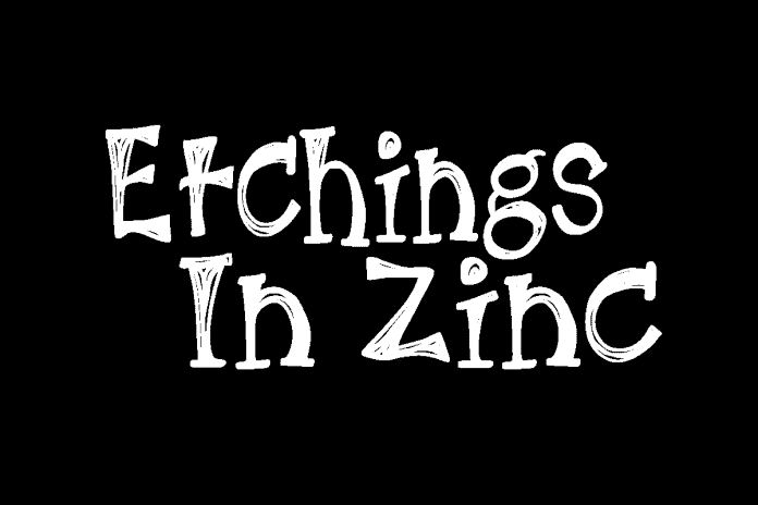 KB3 Etchings in Zinc Font