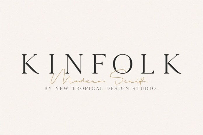 KINFOLK - Modern Serif Font